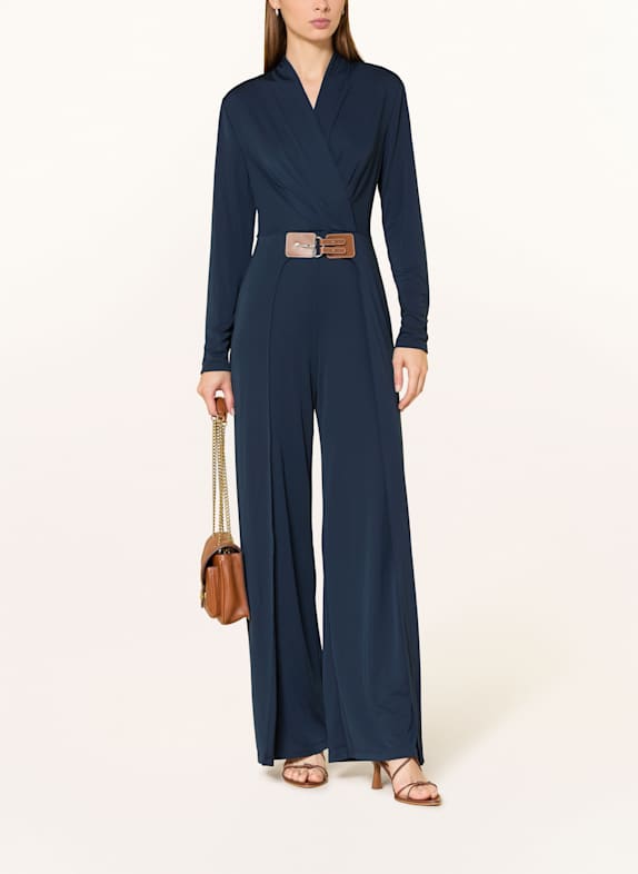 LAUREN RALPH LAUREN Jersey-Jumpsuit DUNKELBLAU