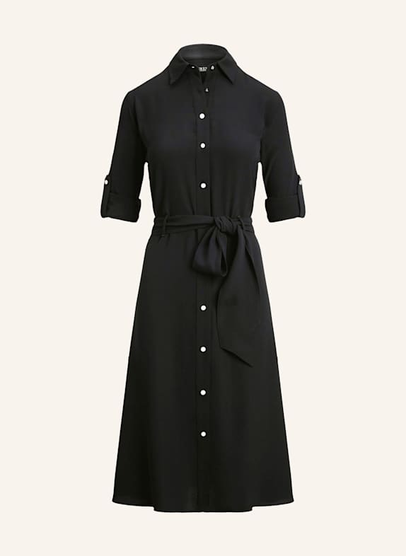 LAUREN RALPH LAUREN Hemdblusenkleid SCHWARZ