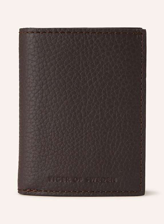 TIGER OF SWEDEN Geldbörse WHITAN DUNKELBRAUN