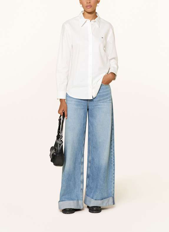 TOMMY JEANS overhemdblouse WIT