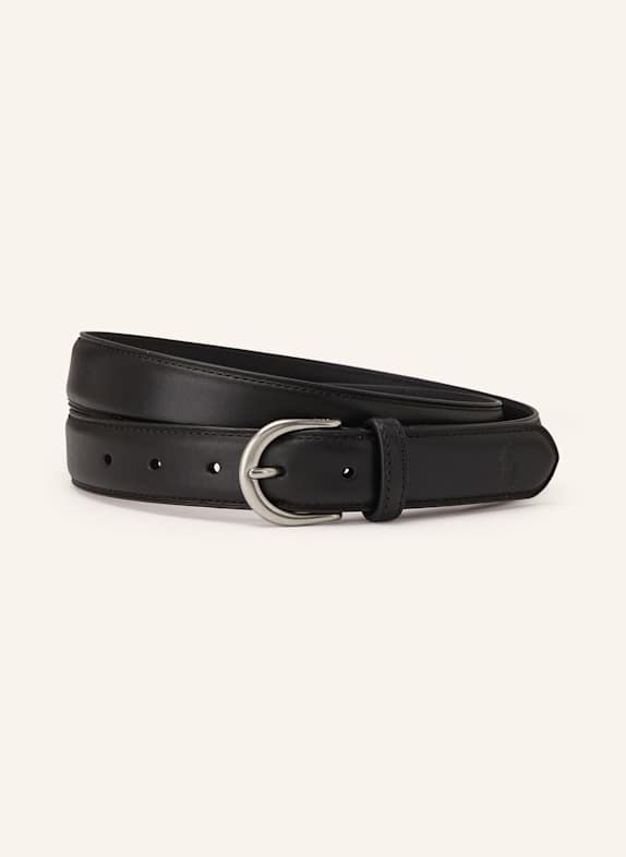 POLO RALPH LAUREN Leather belt 001 BLACK