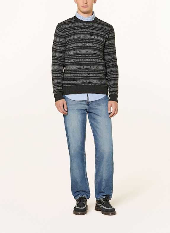 POLO RALPH LAUREN Pullover SCHWARZ / HELLGRAU