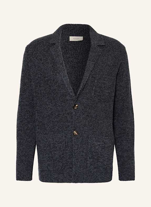 AGNONA Knit blazer regular fit made of cashmere DARK BLUE/ BLUE