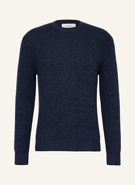 AGNONA Sweater with cashmere DARK BLUE