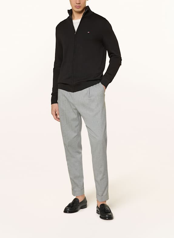 TOMMY HILFIGER Stickad kofta SVART