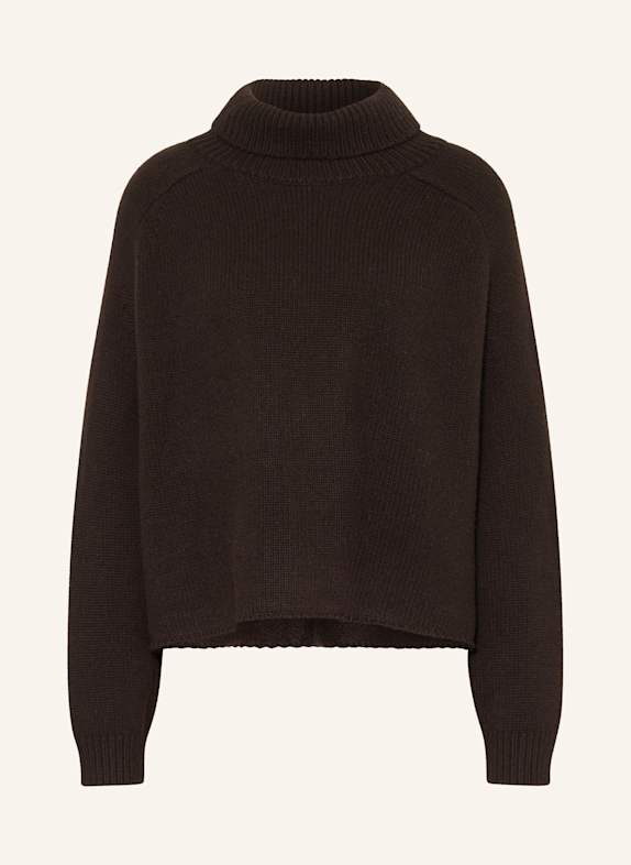 Juvia Rollkragenpullover RIKE DUNKELBRAUN