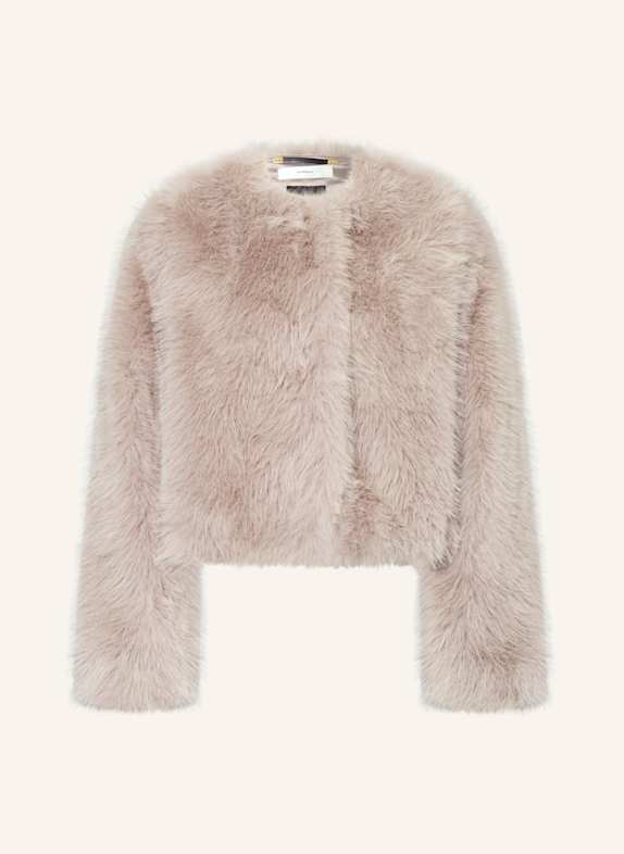 InWear Kunstfell-Jacke ZAZIAHIW HELLGRAU