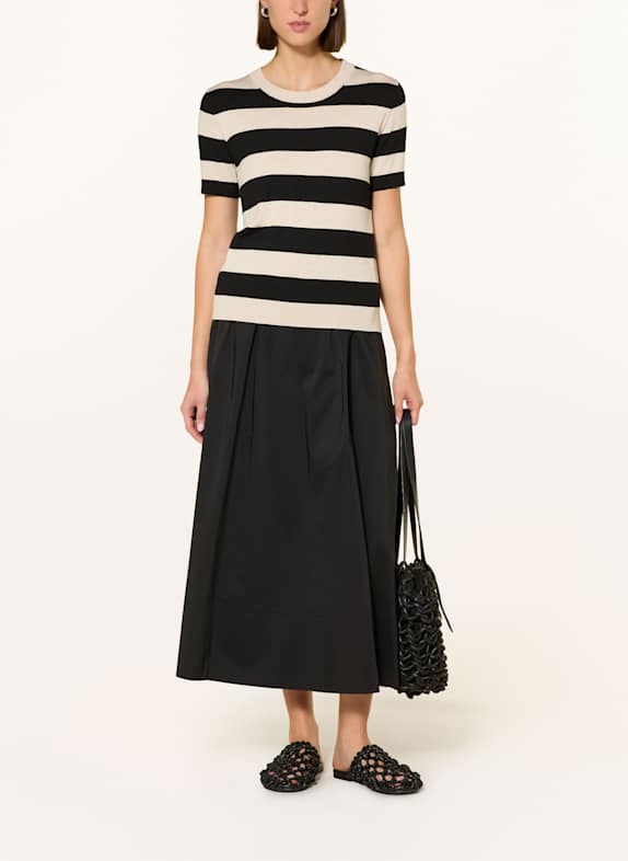 darling harbour Strickshirt sand melange / black