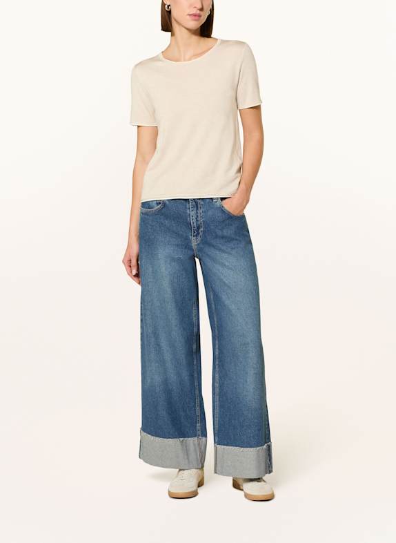 darling harbour pull en tricot sand melange / offwhite