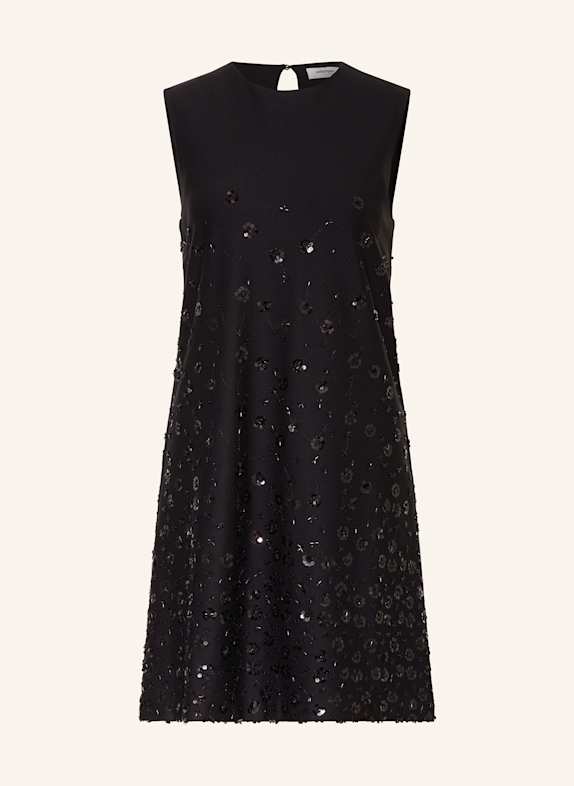 ottod'ame Kleid mit Pailletten SCHWARZ