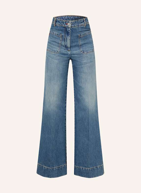VICTORIA BECKHAM Straight Jeans ALINA 8167 Classic Blue Wash