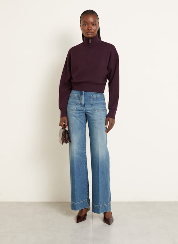 VICTORIA BECKHAM Rechte jeans ALINA 8167 Classic Blue Wash