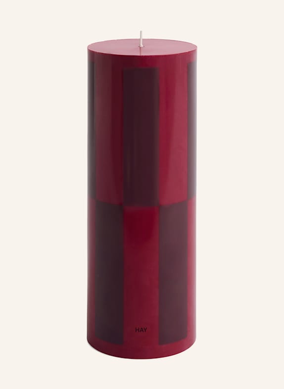 HAY Candle LARGE DARK RED/ RED