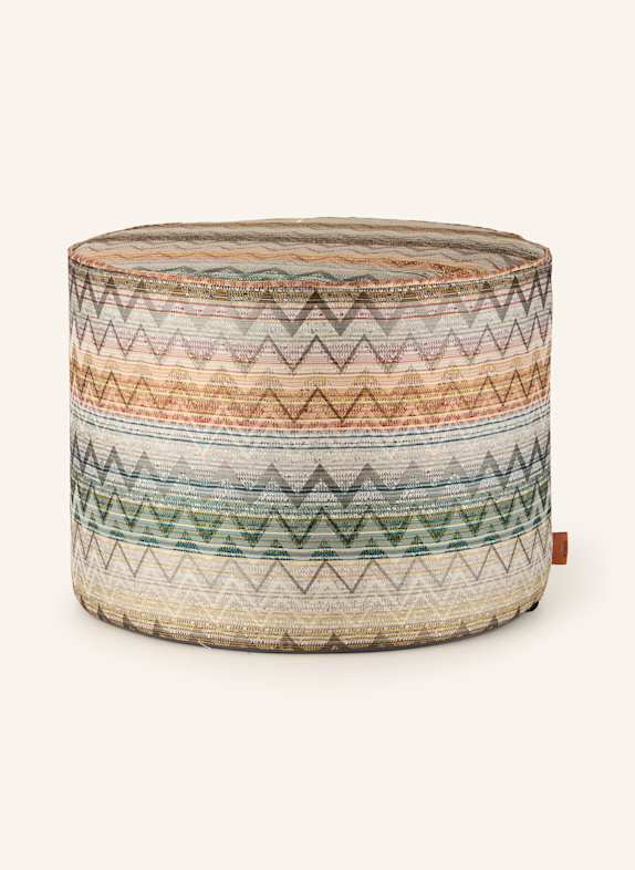 MISSONI Home Puf YATE ZIELONY / POMARAŃCZOWY / BEŻOWY