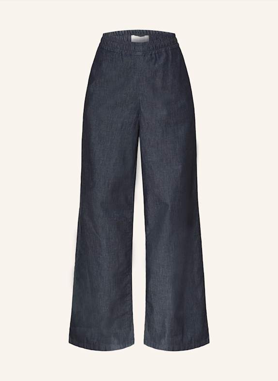 MILANO ITALY Trousers in denim look DARK BLUE