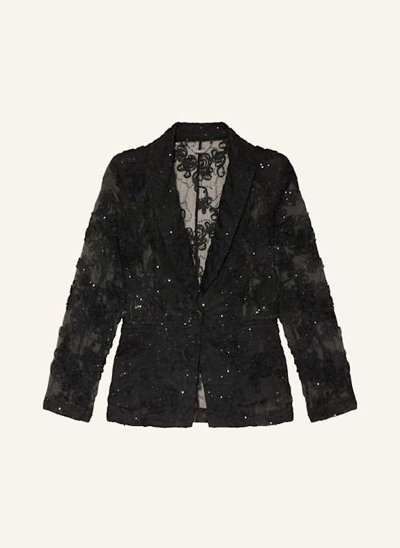 Rich & Royal Blazer mit Pailletten SCHWARZ