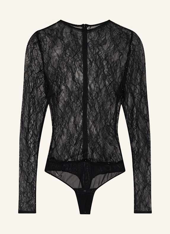 UNDRESS CODE Spitzenbody ELECTRIC SCHWARZ