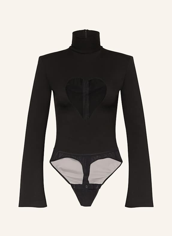 UNDRESS CODE String-Body HEART OUT SCHWARZ