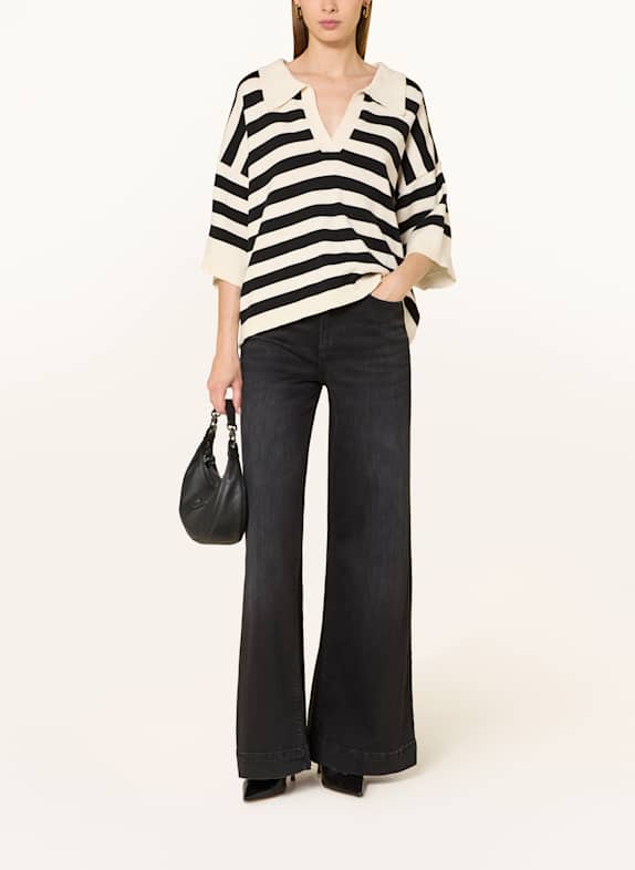 Rich & Royal Flared jeans 900 DENIM BLACK