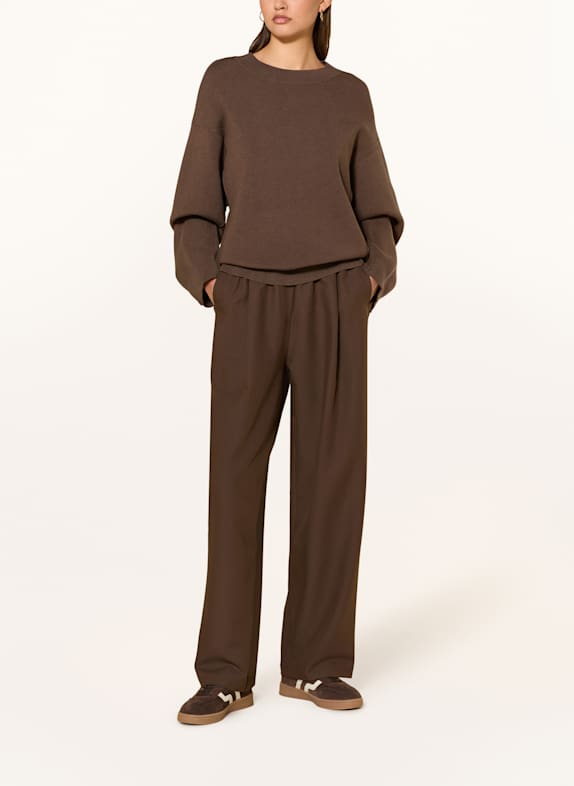 ELIAS RUMELIS Broek LEXIANE MARRON FONCÉ