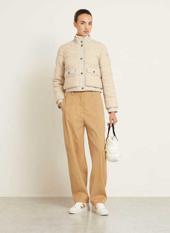 MONCLER Daunenblouson ECRU