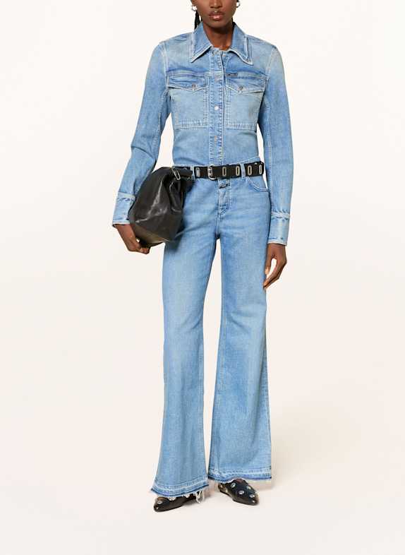 CLOSED Wide Leg Jeans GILLAN MBL MID BLUE