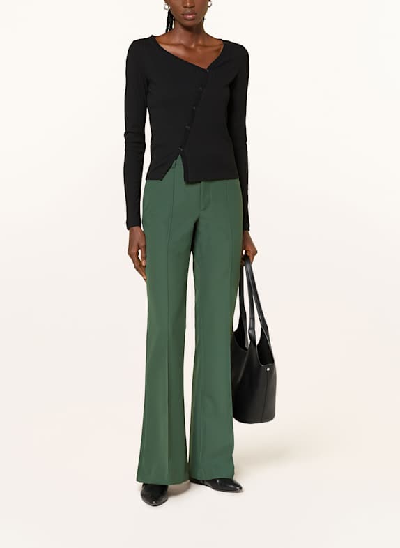 CLOSED Bootcut-broek DENAIR GROEN