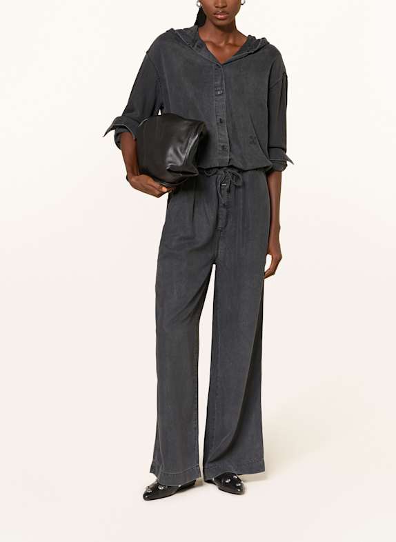 CLOSED Denim bomber jacket BLACK