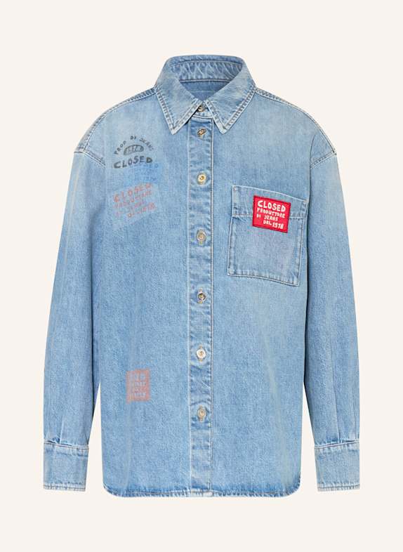 CLOSED Jeansbluse HELLBLAU