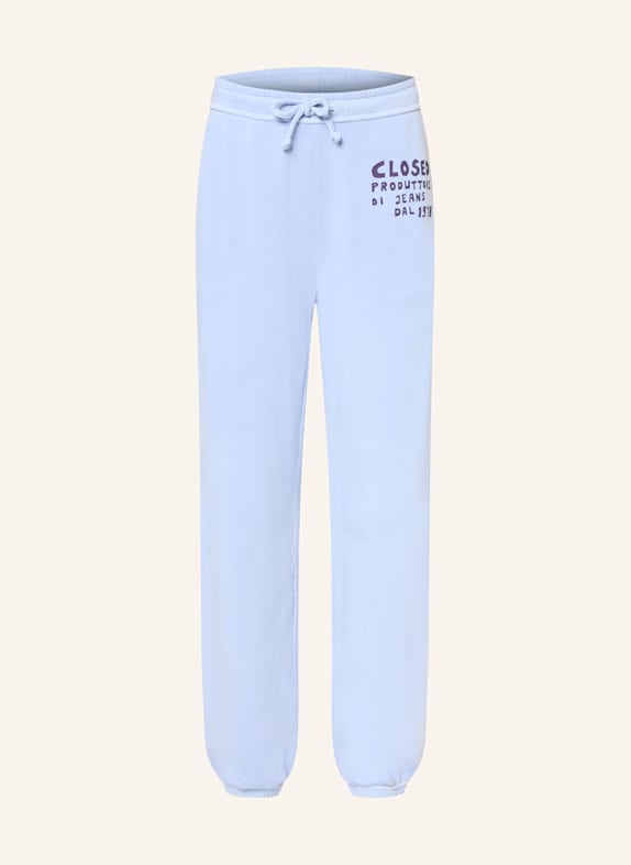CLOSED Sweatpants HELLBLAU / DUNKELLILA