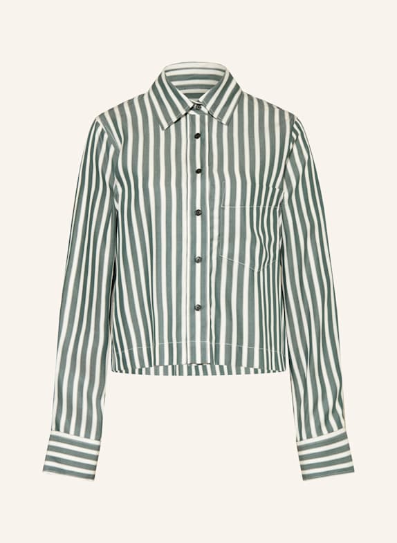 CLOSED Košilová halenka BÍLÁ / PETROLEJOVÁ