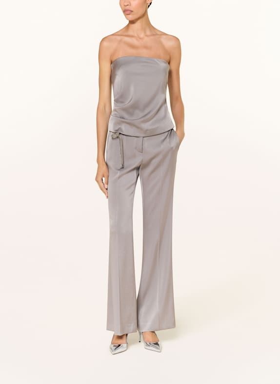 LUISA CERANO Off-shoulder top TAUPE