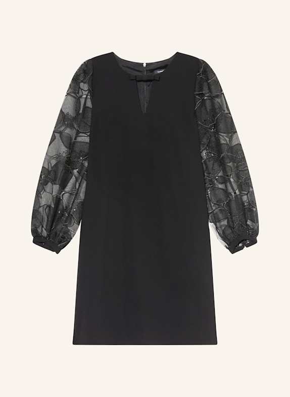 LUISA CERANO Cocktailkleid mit Pailletten SCHWARZ