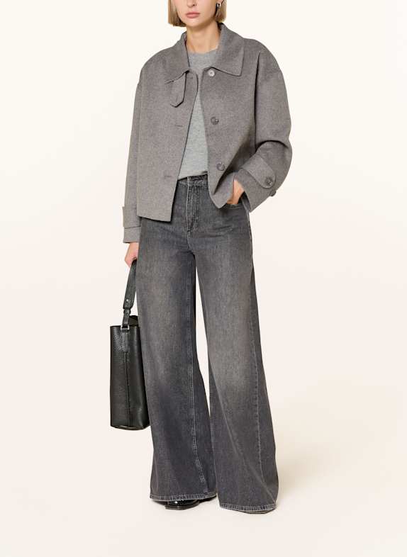 darling harbour jasje met kraag GREY MELANGE