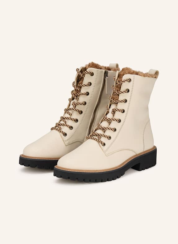paul green Schnürboots CREME