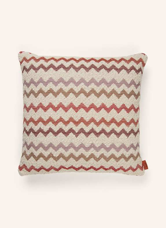 MISSONI Home Dekoracyjna poduszka CAPRI z puchowym wypełnieniem KREMOWY / CIEMNOPOMARAŃCZOWY / BRĄZOWY