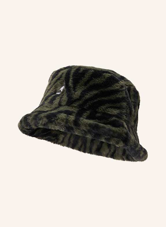KANGOL Chapeau bob en fourrure synthétique GROEN / VERT