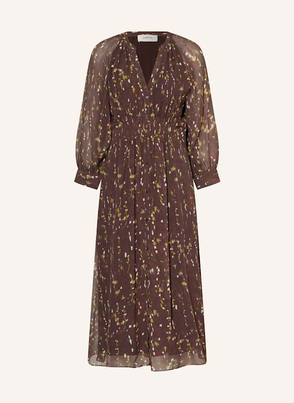 ba&sh Kleid KARLA BRAUN / CREME / GELB