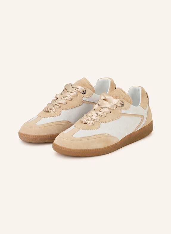 MARC CAIN Sneaker mit Schmuckstein 610 light stone