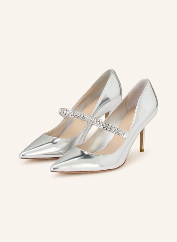 RIANI Pumps mit Schmucksteinen SILBER