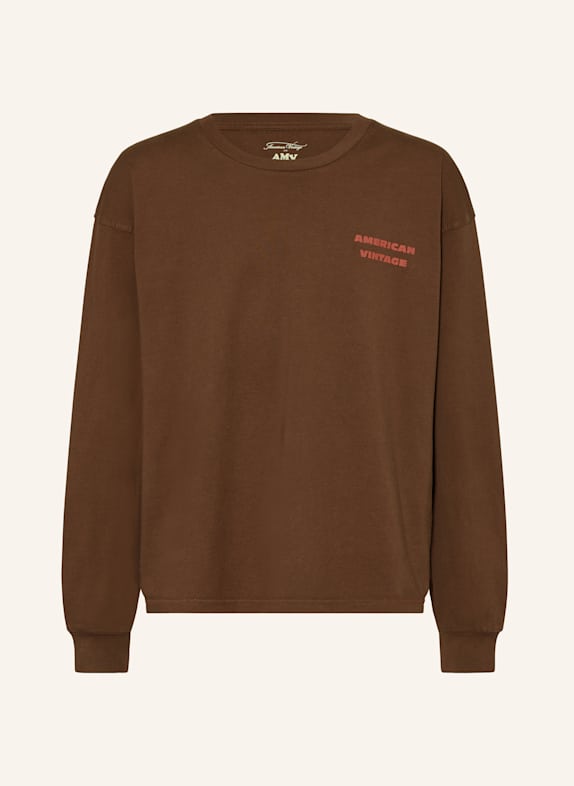 American Vintage Longsleeve BRAUN