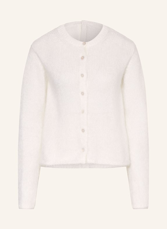 LOEWE Strickjacke mit Mohair CREME