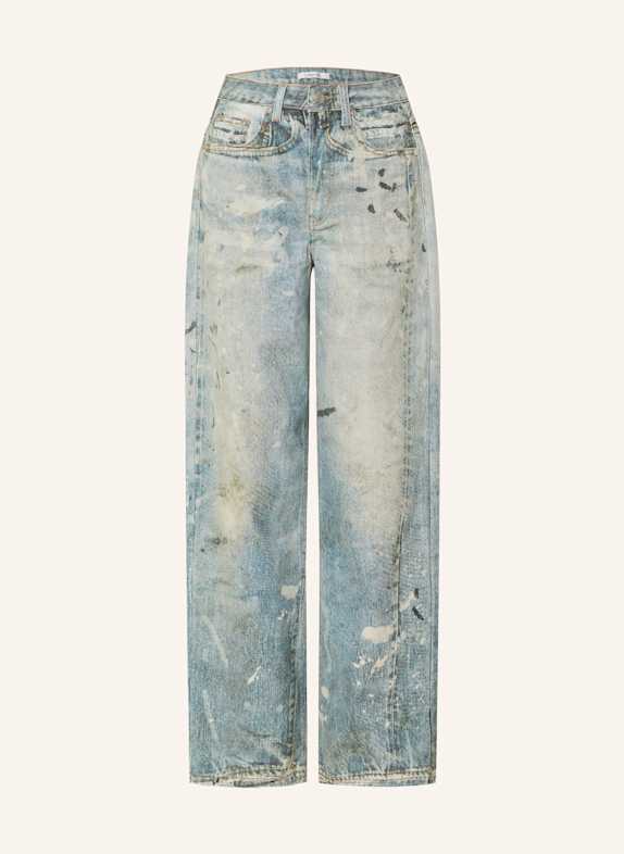 GESTUZ Wide Leg Jeans GZCORNELIA 108834 Printed denim blue