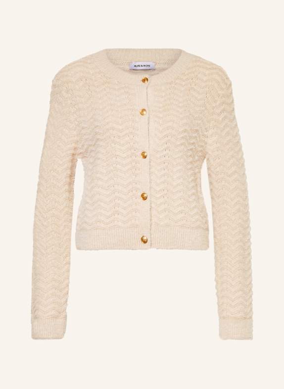 MORE & MORE Strickjacke ECRU / CREME