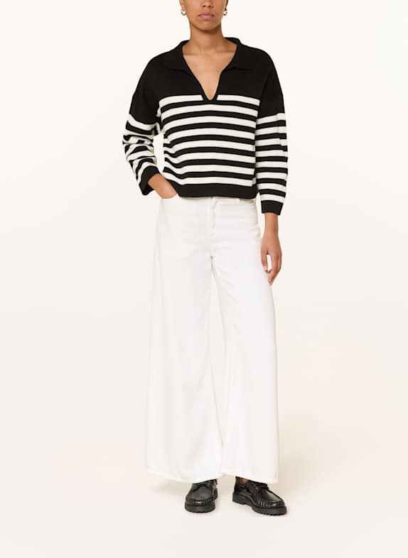MORE & MORE sweater SORT / HVID
