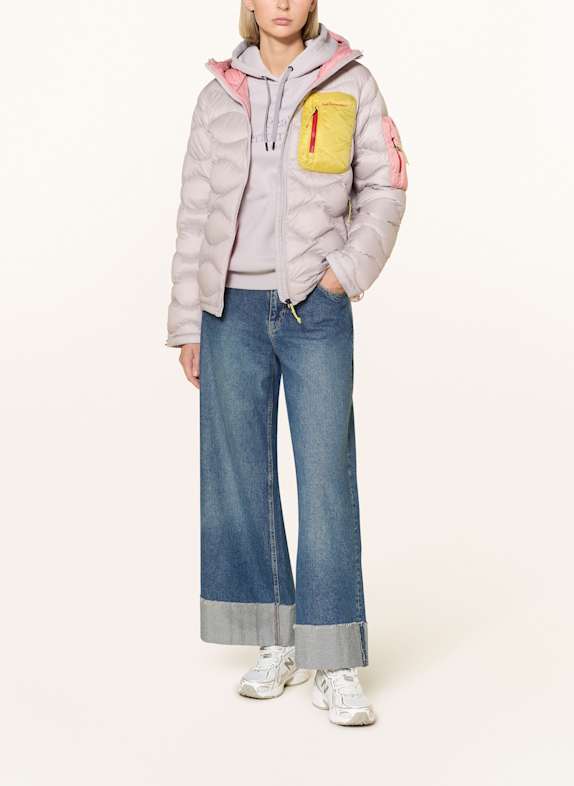 Peak Performance Péřová bunda HELIUM UTILITY SVĚTLE FIALOVÁ