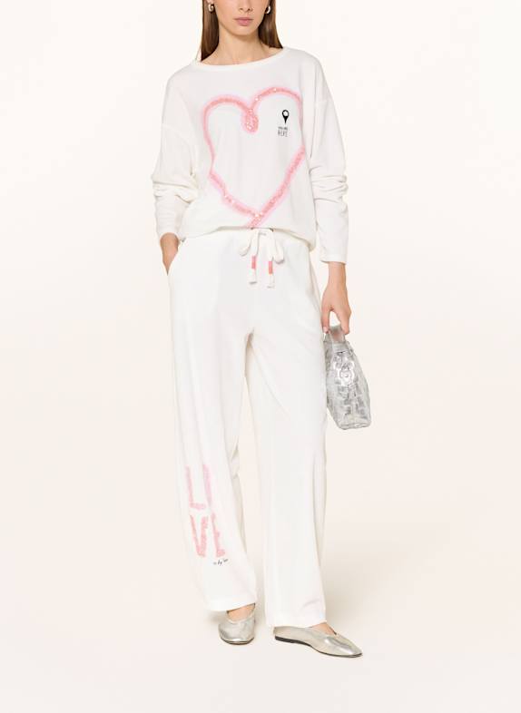 Grace Nickihose mit Pailletten WEISS