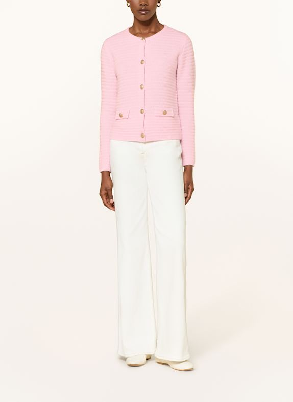 lilienfels Vest met kasjmier ROZE