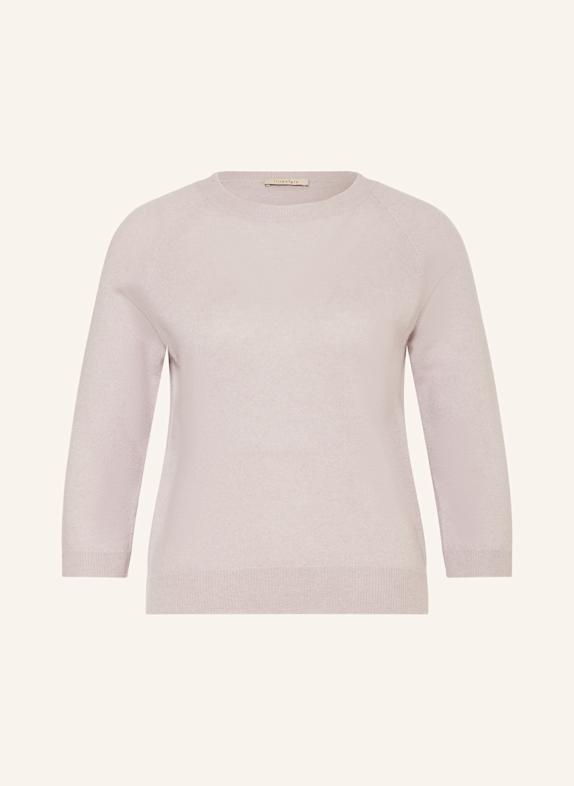 lilienfels Cashmere-Pullover mit 3/4-Arm HELLGRAU