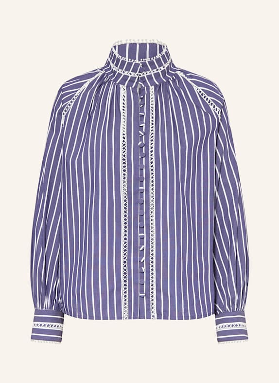 dea kudibal Bluse DUNKELBLAU / WEISS